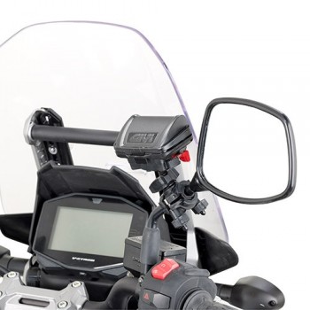 GIVI CUSTODIA PICCOLA PORTA TELEPASS* CON KIT UNIVERSALE PER IL